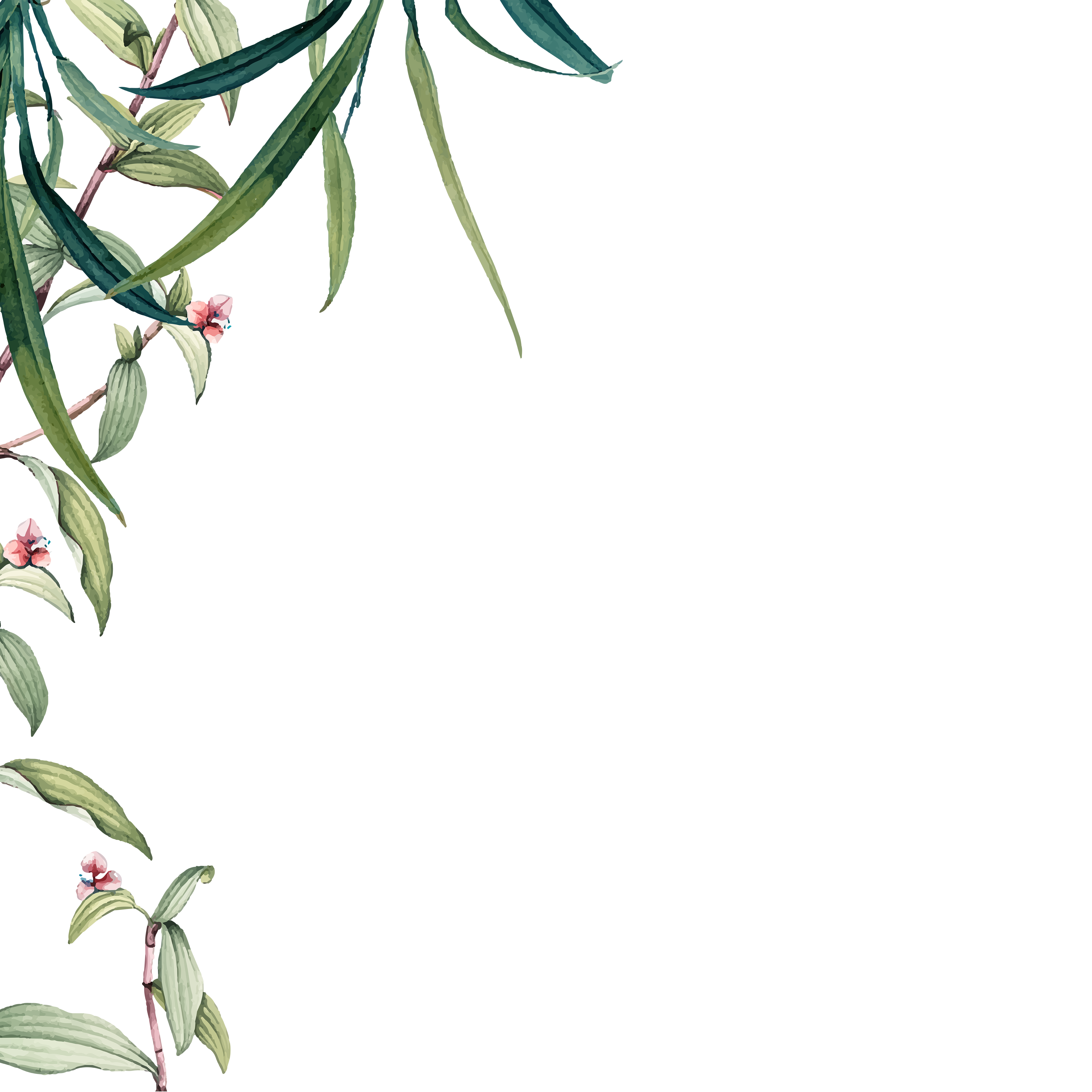 left-floral-leaves